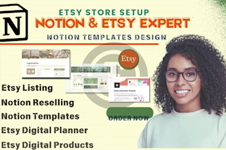 build notion canva aesthetic notion resell template etsy notion digital planner