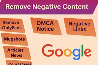 remove mugshots negative links delete bad article false news from google