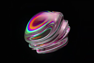 4k 3d abstract animation 3dmotion graphics animated gif houdini abstract video
