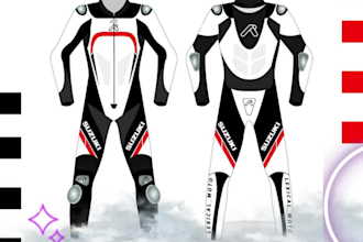 create custom motorbike gear social media designs