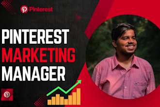 be your 30 days professional pinterest marketing manager