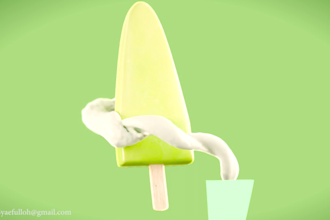 make 3d product animation food