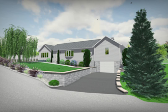 set up your project using uvision or 3d landscape architect software 2024