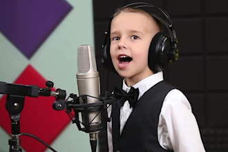 compose and record kids music, pop, funk and nursery rhymes
