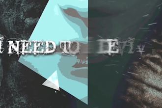 create an electrifying metal lyric video for you song