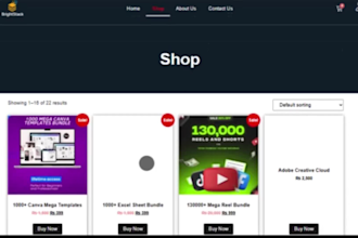 design wordpress business website, restaurant site and ecommerce website