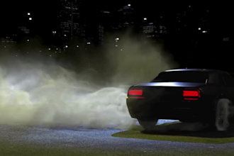 do 3d car animation with realistic smoke, burnout and cinematic vfx simulations