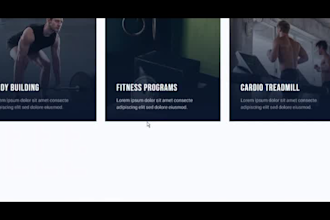 create a fitness trainer, gym, yoga, personal trainers website