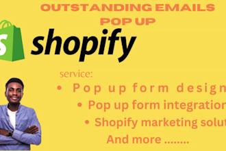 design pop up banner, outstanding roll up, and modern popup for shopify