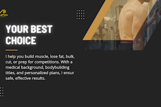 create a custom  weight and fat loss plan to help you get shredded and lean
