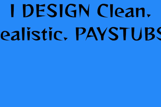 create paystubs for employee and contractor in 2 hrs