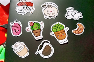 create cute kawaii doodle illustration from anything