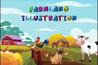 draw professional children book illustrations