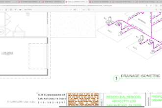 do plumbing and drainage for house