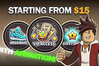 create custom icon or badges for roblox