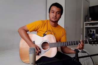 record good quality guitar and sing for your song