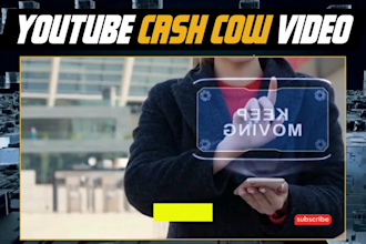 create viral cash cow youtube videos with script, voiceover, etc