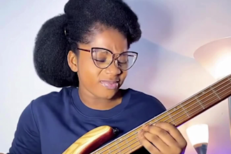 be your bass player for afrobeat, rock, pop, soul and gospel song