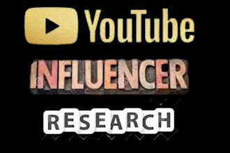 find best  influencer list for  youtube influencer marketing