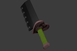 model low poly 3d assets using blender
