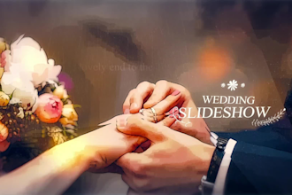 do slideshow video editing for wedding, birthday, memorial