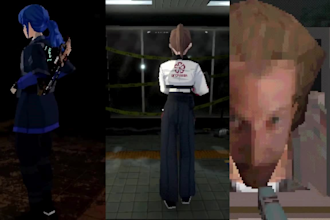 create retro 3d low poly music animation in n64 ps2 ps1 style