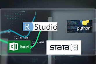 do data analysis in r, python, stata, spss, jamovi, excel