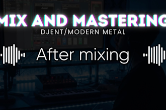 mix and master your djent, modern metal music