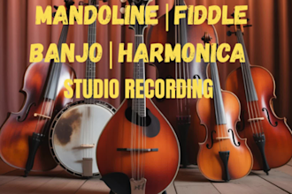 record brass trumpet, trombone, fiddle, banjo, on your song