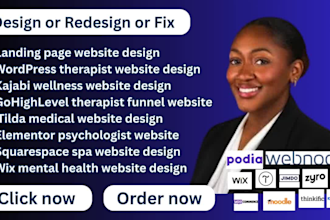 design facial spa body medical mental health wellness counseling therapy website