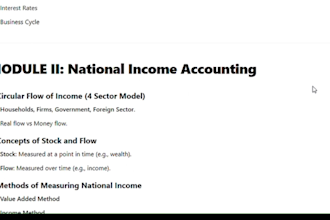 create clear and concise study notes for any subject