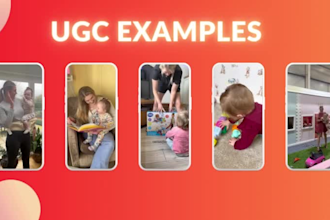 create toddler, baby, mom parent and home ugc video content