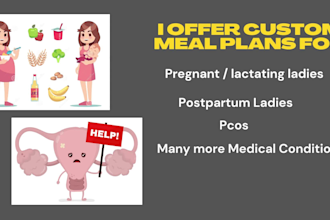be your online nutritionist helping you with customized diet solution