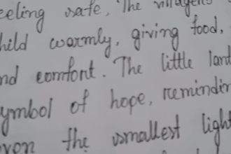 neat and elegant handwriting notes and letters