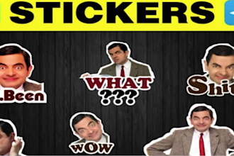 design custom animated whatsapp, telegram stickers for your project