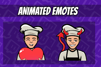 create custom animated emote for twitch or discord in gif