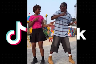 create a tiktok dance, shuffle dance and group dance to promote your music