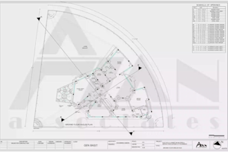 draw a full set of architectural construction drawings