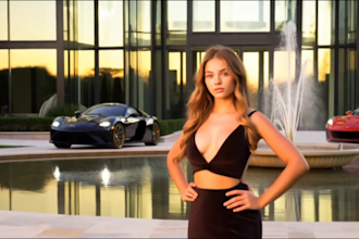 create ai influencer video