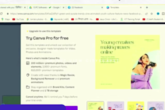 design canva pro templates for your social media posts,ads