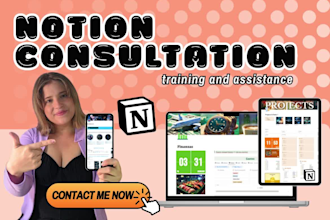 help you to created a workplace with notion consultations