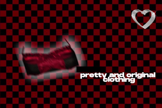 design a custom roblox clothing design of your  choice
