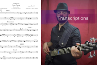 play world class bass guitar with famous credits