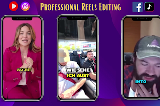 edit sizzle reels ,hype, speakers authors and highlight reels