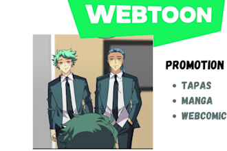 do organic webtoon promotion webcomic, tapas, promotion for your webtoon, comic