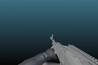 animate first person viewmodel weapons