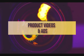 create promotional videos, commercial ads and youtube videos