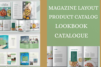 do your digital magazine, product booklet flipbook, print ebook design, lookbook