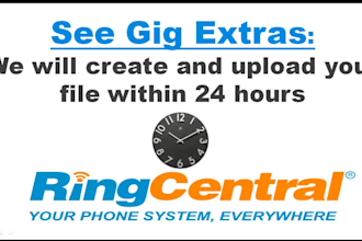 create an american professional female voicemail for ring central