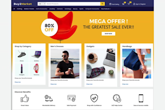 build shopify wordpress woocommerce multi vendor ecommerce marketplace website